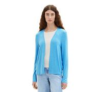 TOM TAILOR Damen Basic Sommer Cardigan , soft cloud blue, XXS