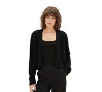 TOM TAILOR Damen Basic Strickjacke, deep black, XXXL