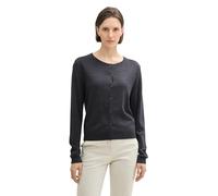 TOM TAILOR - Basic Strickjacke evident anthracite melange M