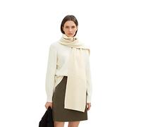 TOM TAILOR Damen Basic Strickschal 1032649, 28130 - Soft Buttercream, ONESIZE
