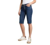 Tom Tailor - TTLENE Bermuda Jeans Shorts mit Stretch clean mid stone blue denim - Gr. - 27