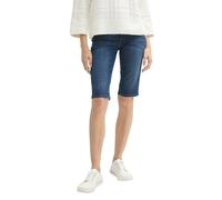 TOM TAILOR Damen Bermuda Jeans Shorts , mid stone wash denim, 32