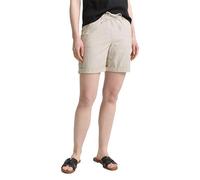 TOM TAILOR - Chino Bermuda Shorts mit Kordelzug delicate olive white stripe 36