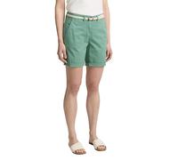 Chino Bermuda Shorts mit Gürtel faded green - Gr. - 34
