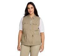 Tom Tailor - Plus Size - Regular Fit Weste mit Brusttaschen silver olive - Gr. - 52