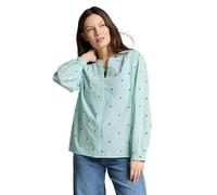 Tom Tailor 1049804 Langarmbluse 44 Blue Haze Heart Design