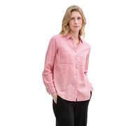 Tom Tailor With Slub Structure 1035247 Langarmbluse 46 Berry Red