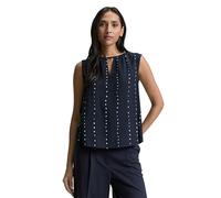Tom Tailor - Blusentop mit Muster navy dot print - Gr. - 40