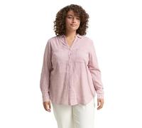 Tom Tailor Damen Bluse mit Brusttaschen aus Baumwolle