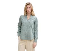 TOM TAILOR Damen Bluse mit Brusttaschen aus Baumwolle
