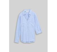 Tom Tailor Bluse mit Brusttaschen Dreamy Blue Größe 40