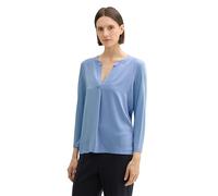 TOM TAILOR - 3/4 Arm Shirt aus LENZING™ ECOVERO™ Calm Blue L
