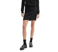 TOM TAILOR Damen Bouclé Mini Rock, 37007 - Black Boucle Structure, 38