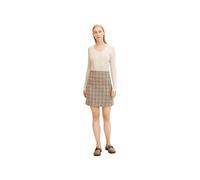 TOM TAILOR Damen Bouclé Rock mit Karomuster 1032547, 30283 - Structured Boucle Check Design, 40