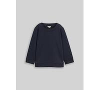 Tom Tailor - Boxy Fit Sweatshirt mit 7/8-Arm blau - Gr. - XS
