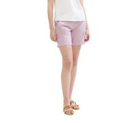 TOM TAILOR Damen Chino Bermuda Shorts , orchid white stripe, 36