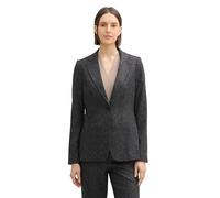 Jackenblazer TOM TAILOR Gr. 38, grau (salt and pepper structure) Damen Blazer (83796335-38) salt and pepper structure