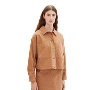 TOM TAILOR Damen Cord Blazer Jacke mit Brusttaschen