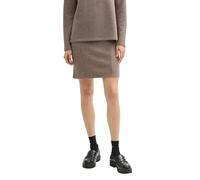 TOM TAILOR Damen Cosy Mini Rock, 16569 - Cashew Beige Melange, 40