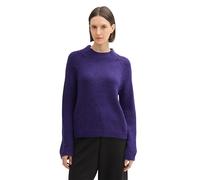 TOM TAILOR Damen Cosy Strickpullover mit Wollanteil, 36518 - Cosmic Violet, XXL