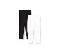 TOM TAILOR Damen Cropped Leggings im Doppelpack 1032389, 20000 - White, S