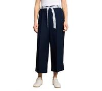 Tom Tailor - Culotte Hose mit Leinenanteil sky captain blue - Gr. - 28