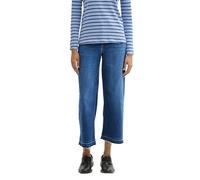 Tom Tailor Damen Culotte Jeans mit High Waist, 10113 - Clean Mid Stone Blue Denim, 27/28