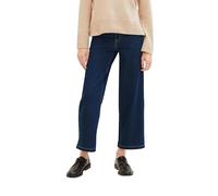 TOM TAILOR - Cropped Culotte dark stone bright blue denim 27/28