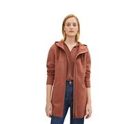 TOM TAILOR Damen Fleecejacke mit Kapuze