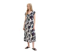 TOM TAILOR Damen Gemustertes Kleid , dark blue floral design, 38