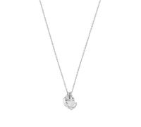 TOM TAILOR - Damen Halskette 925 Silber - mit Zirkonia Stein - Anker Anhänger - TT-N0055