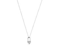 TOM TAILOR - Damen Halskette 925 Silber - mit Zirkonia Stein - Herz Anhänger - TT-N0051