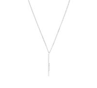 TOM TAILOR - Damen Halskette 925 Silber - mit Zirkonia Stein - N Anhänger - TT-N0060