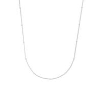Kette ohne Anhänger TOM TAILOR, silber (silberfarben), Halsketten, Damen, Silber 925 (Sterlingsilber), L: 45 B: 1,8mm, B:1,8mm (91008742-0) silberfarben