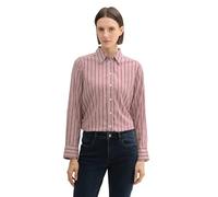 Tom Tailor Damen Hemdbluse mit Muster, 36553 - Contemporary Red Check, 36