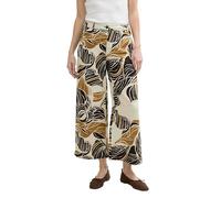 TOM TAILOR - Culotte Hose mit Leinenanteil neutral cut leaves design 36/28