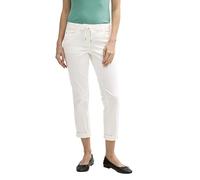 TOM TAILOR Damen 1040963 Tapered Fit Hose, 10332-Off White, 36W x 28L