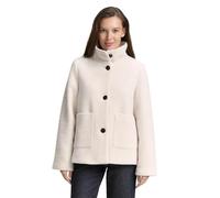 Tom Tailor Regular Fit Blouson mit Stehkragen in Offwhite, Größe XXL