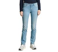 Tom Tailor Straight-Jeans LIVA Damen Five-Pocket light stone blau Denim Größe 30/32