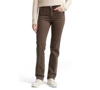 TOM TAILOR Damen 1048885 TTELVA Straight Jeans, 39235-Chocolate Brown Denim, 27W / 32L