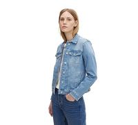 TOM TAILOR Damen Jeansjacke aus Bio-Baumwolle