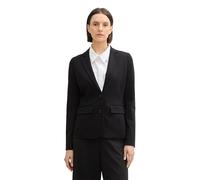 TOM TAILOR Damen Jersey Blazer mit Stretch-Anteil, 14482 - Deep Black, S
