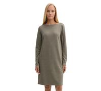Tom Tailor Damen Jersey Jaquard Kleid, 36987 - Cargo Beige Mini Pepita, 42