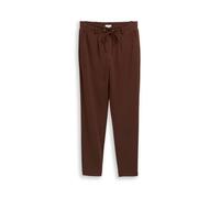 Tom Tailor Damen Loose Fit Stoffhose Java dunkelbraun Größe 32