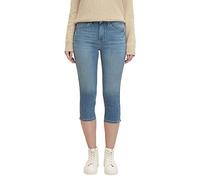 TOM TAILOR Damen Kati Capri Jeans 1030446, 10280 - Light Stone Wash Denim, 26