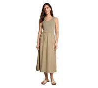 Tom Tailor - 2-in-1 Midi-Kleid im Materialmix silver olive - Gr. - 42
