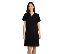 Tom Tailor - Kleid mit V-Ausschnitt deep black - Gr. - 36