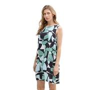 Tom Tailor - Kleid aus Viskose green dots and shapes design - Gr. - 36