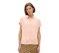 TOM TAILOR Damen Kurzarm-Bluse mit Streifen