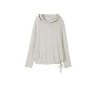 Tom Tailor Damen Langarm Shirt mit Kapuze,25955 - Dusty beige Melange, XXXL